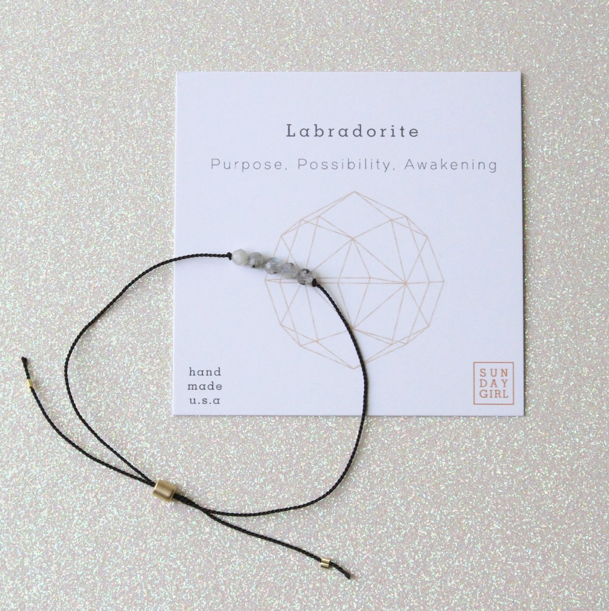 CGB - LAB | Crystal Intention Bracelet - Labradorite - Sunday Girl by Amy DiLamarraBracelet