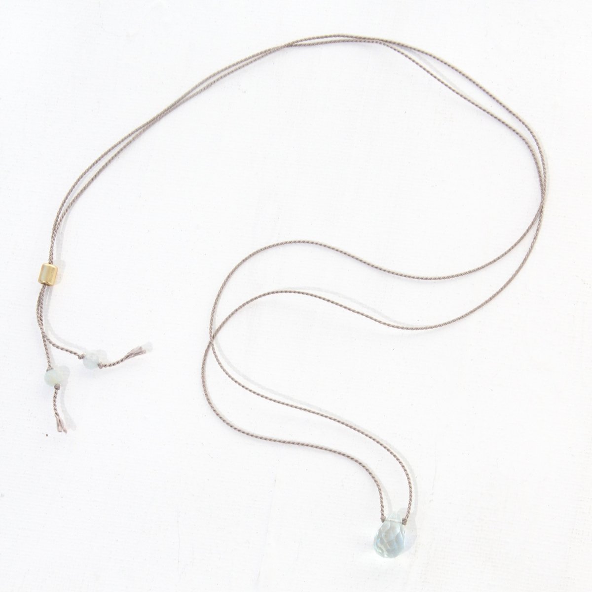 Crystal Intention Necklace - Aquamarine - Sunday Girl by Amy DiLamarraNecklace