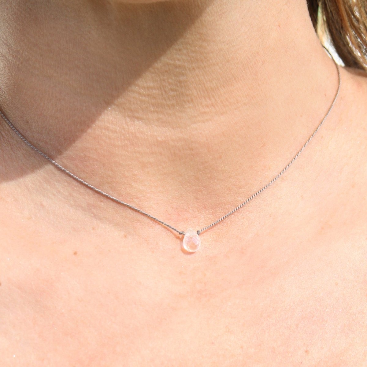 Crystal Intention Necklace - Crystal Quartz - Sunday Girl by Amy DiLamarraNecklace