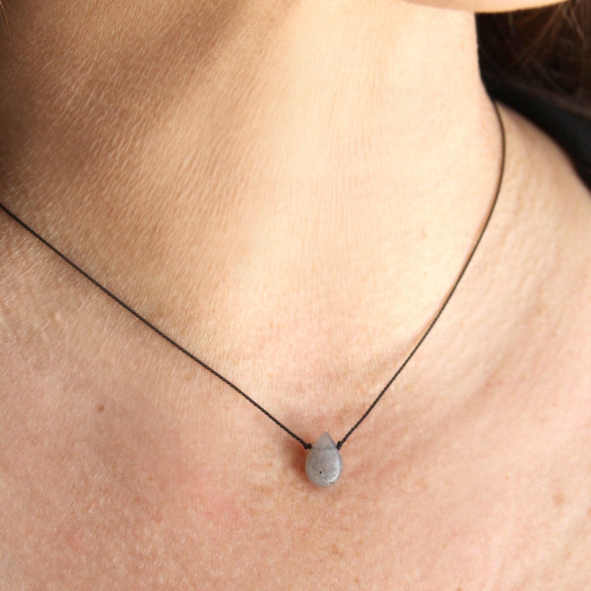 Crystal Intention Necklace - Labradorite - Sunday Girl by Amy DiLamarraNecklace