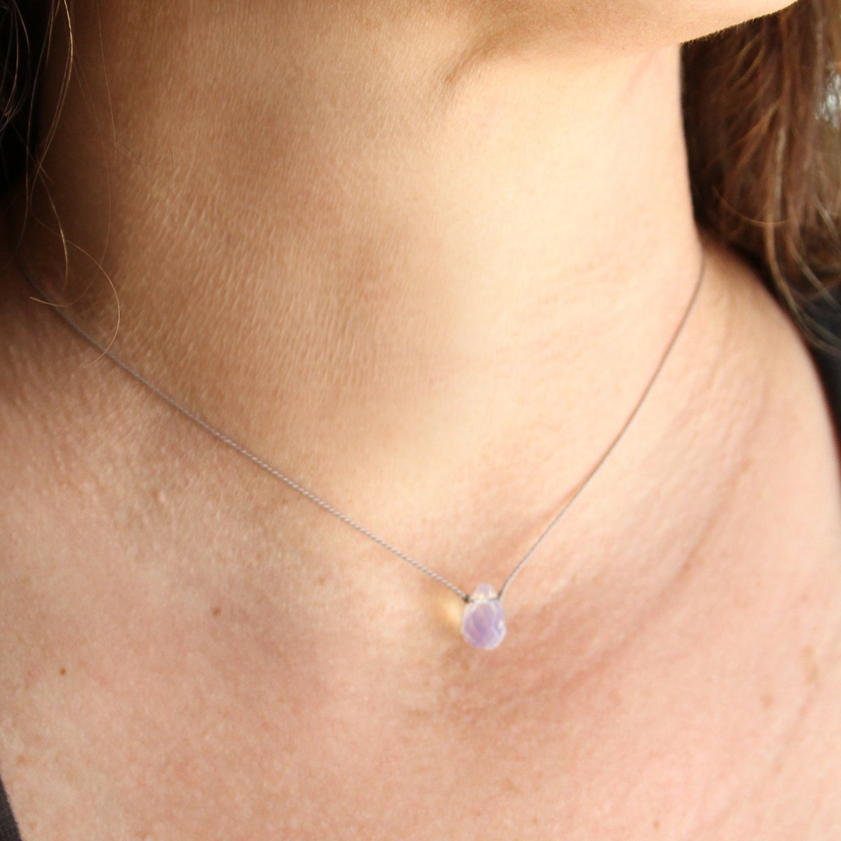 Crystal Intention Necklace - Moonstone - Sunday Girl by Amy DiLamarraNecklace