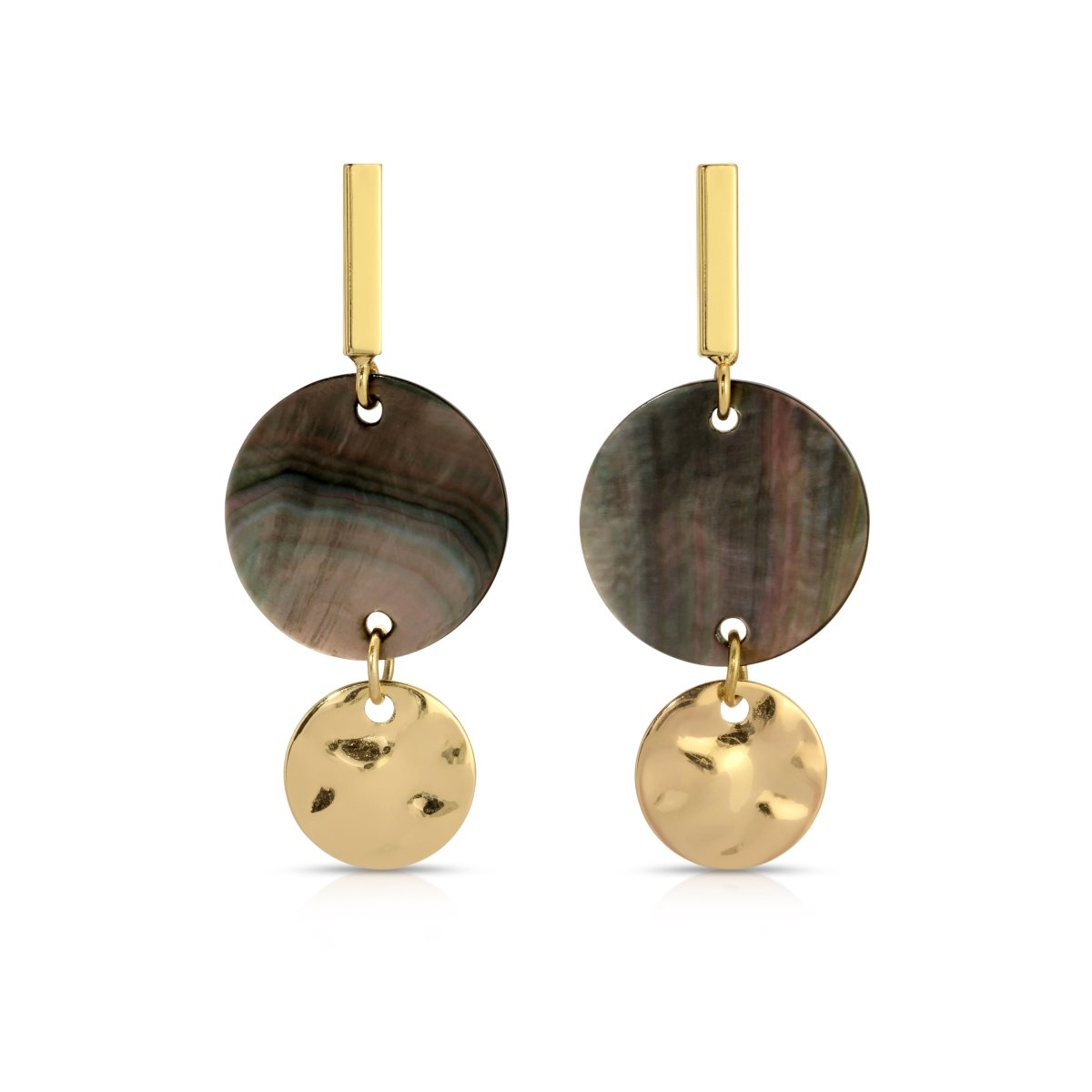 Inez Minimal Shell Earrings - Sunday Girl by Amy DiLamarraEarrings