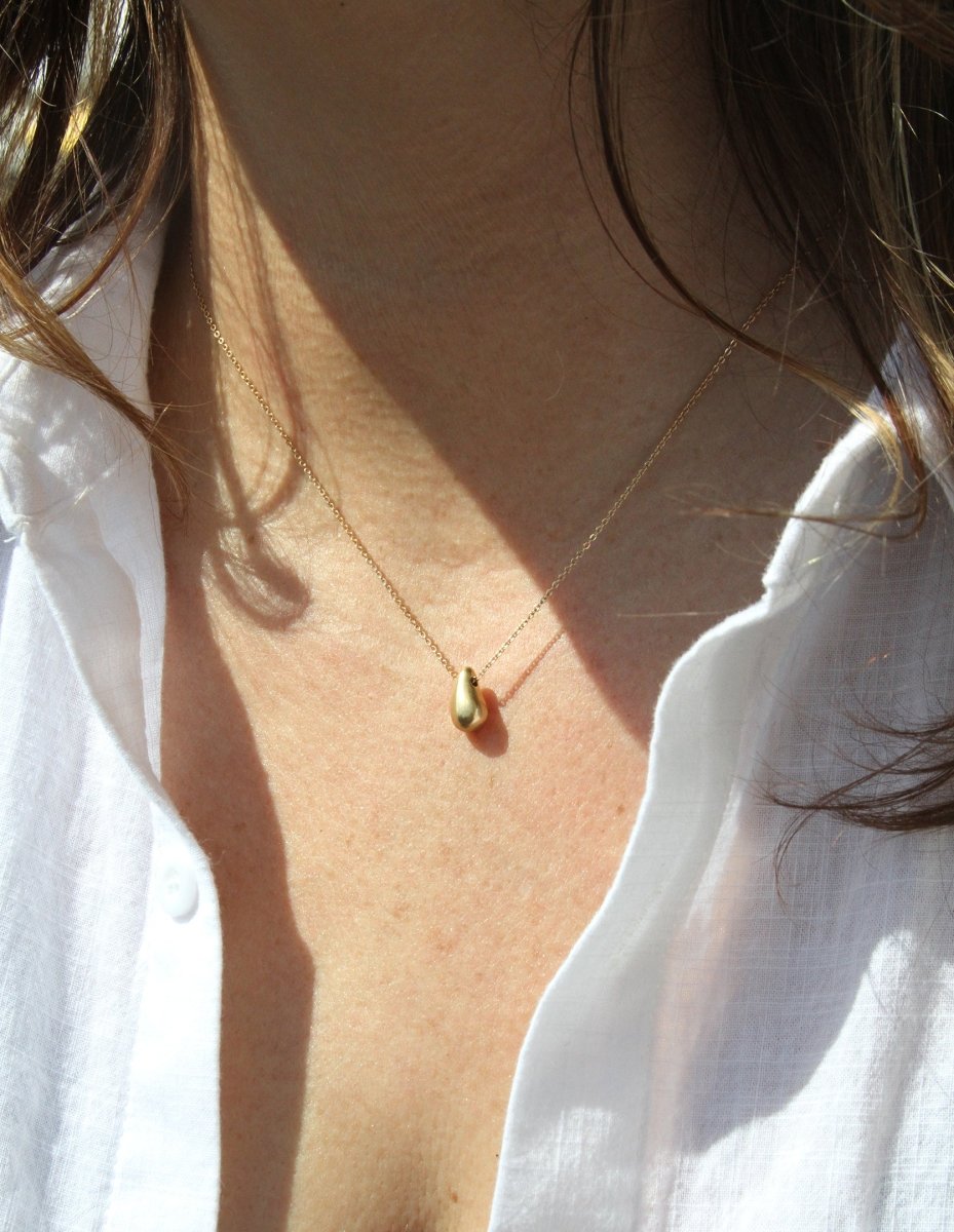 NK - 656 | Mini Dew Drop Necklace on Fine Chain - Sunday Girl by Amy DiLamarraNecklace