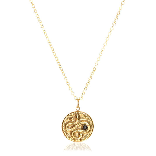 NK - 661 | New Snake Coin Pendant - Sunday Girl by Amy DiLamarraNecklace